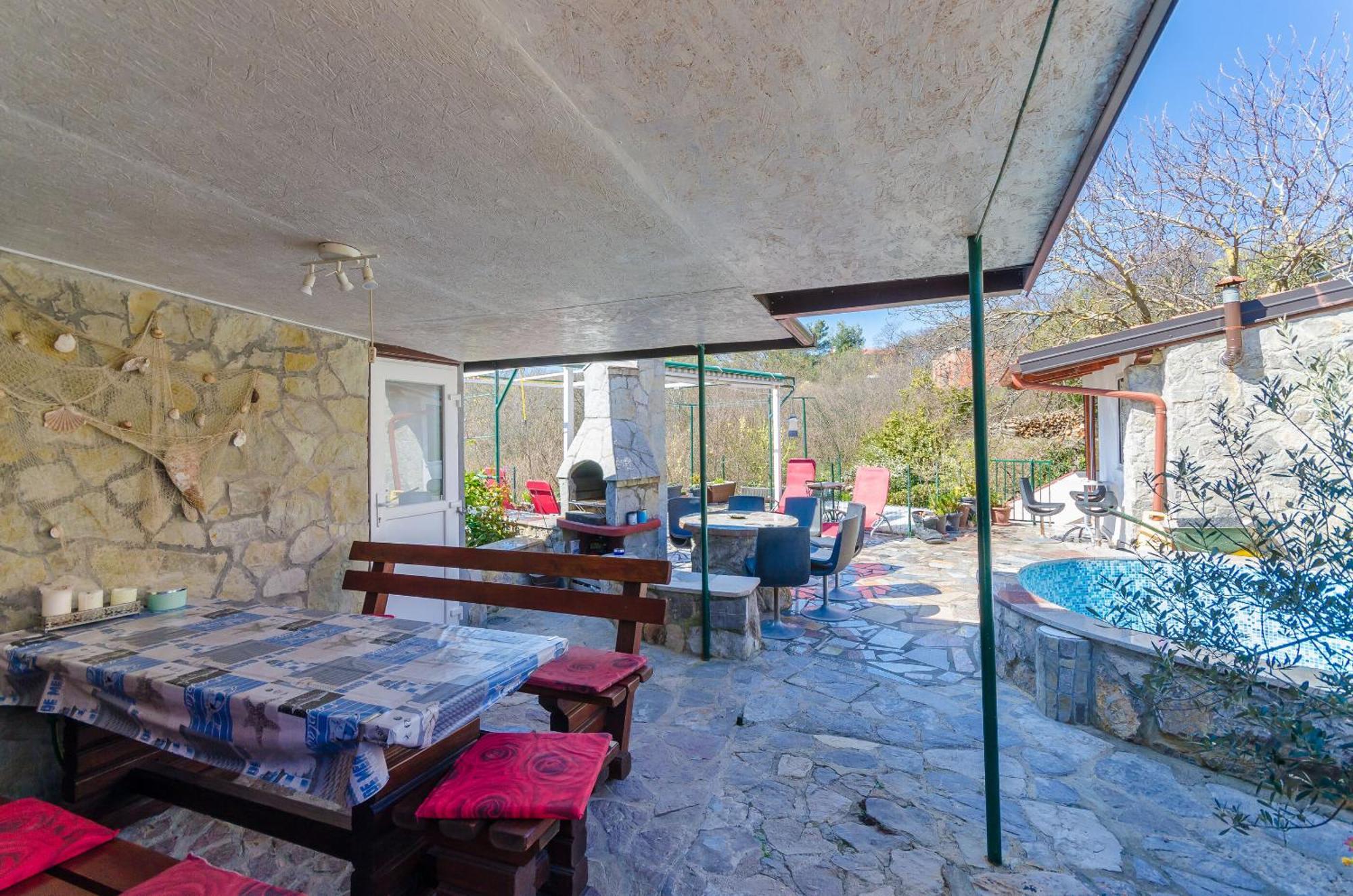 Holiday Home Ana- With Pool Kornić Exteriör bild